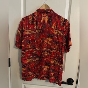 Alfred Dunner Red and Orange Blouse